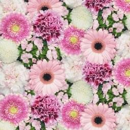 top Informeer gordijn Plakfolie foto print bloemen roze (45cm) - Plakfolie webshop