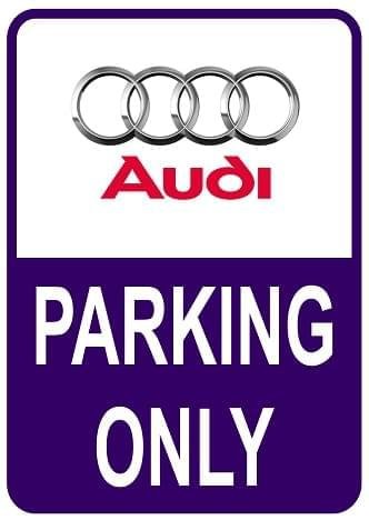 Audi parking only